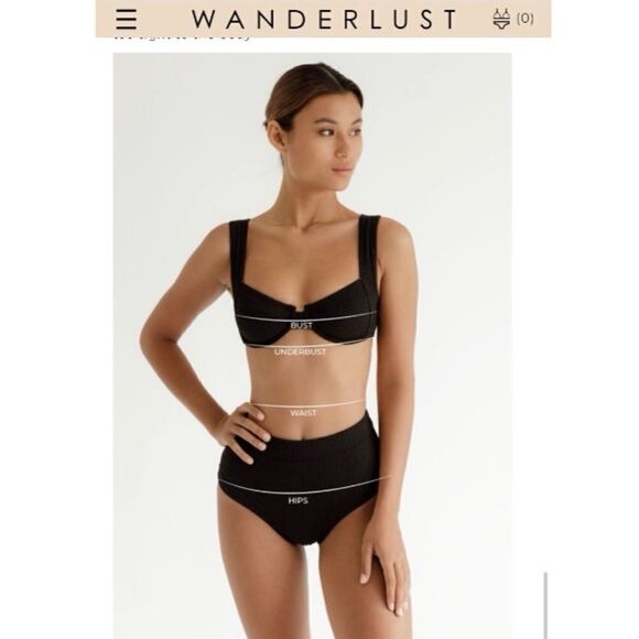 Wanderlust-one Strap Bikini Top & Minimal Bikini - Picture 10 of 12